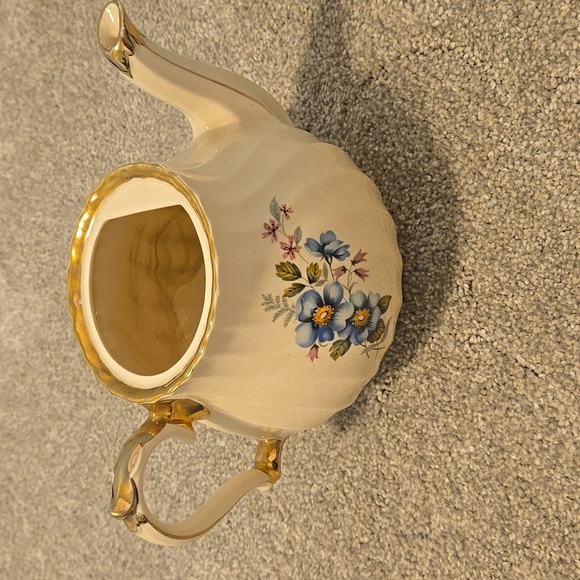 Vintage Sadler England Floral Teapot No Lid - Picture 2 of 6